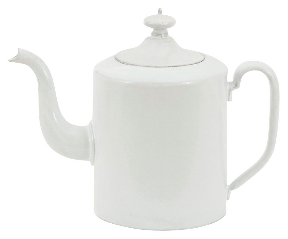 Black and White Marbled Enamel Tea Kettle