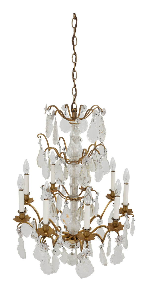 Antique Crystal Chandelier