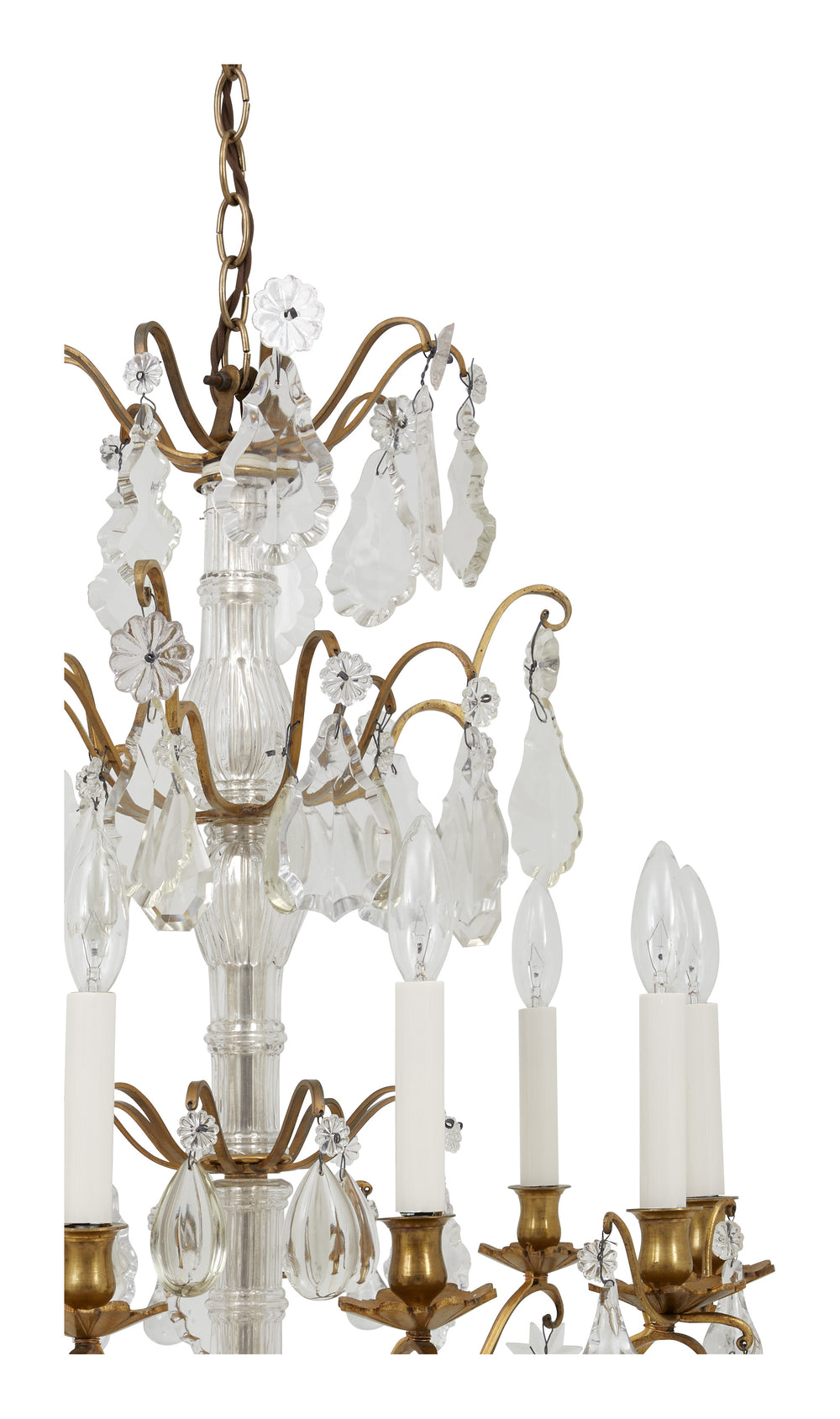 Antique Crystal Chandelier