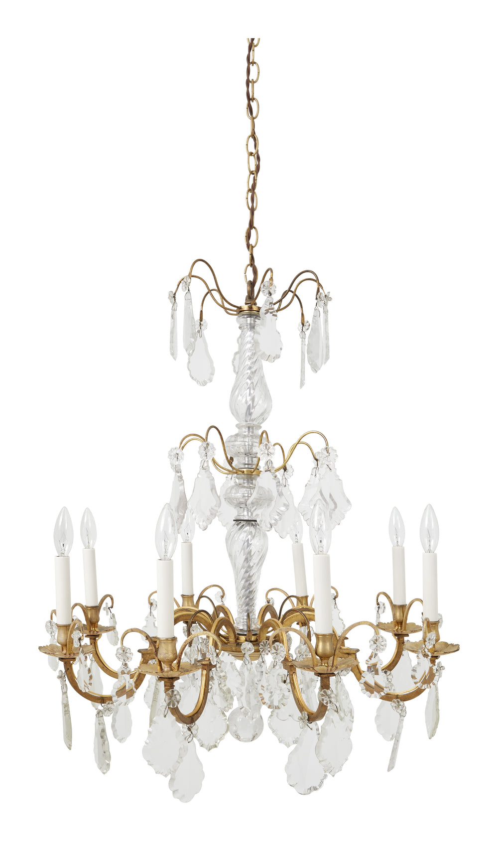 Antique Crystal Chandelier