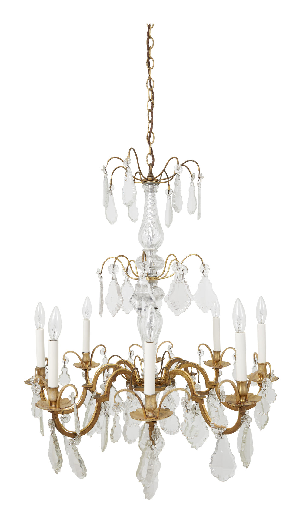 Antique Crystal Chandelier