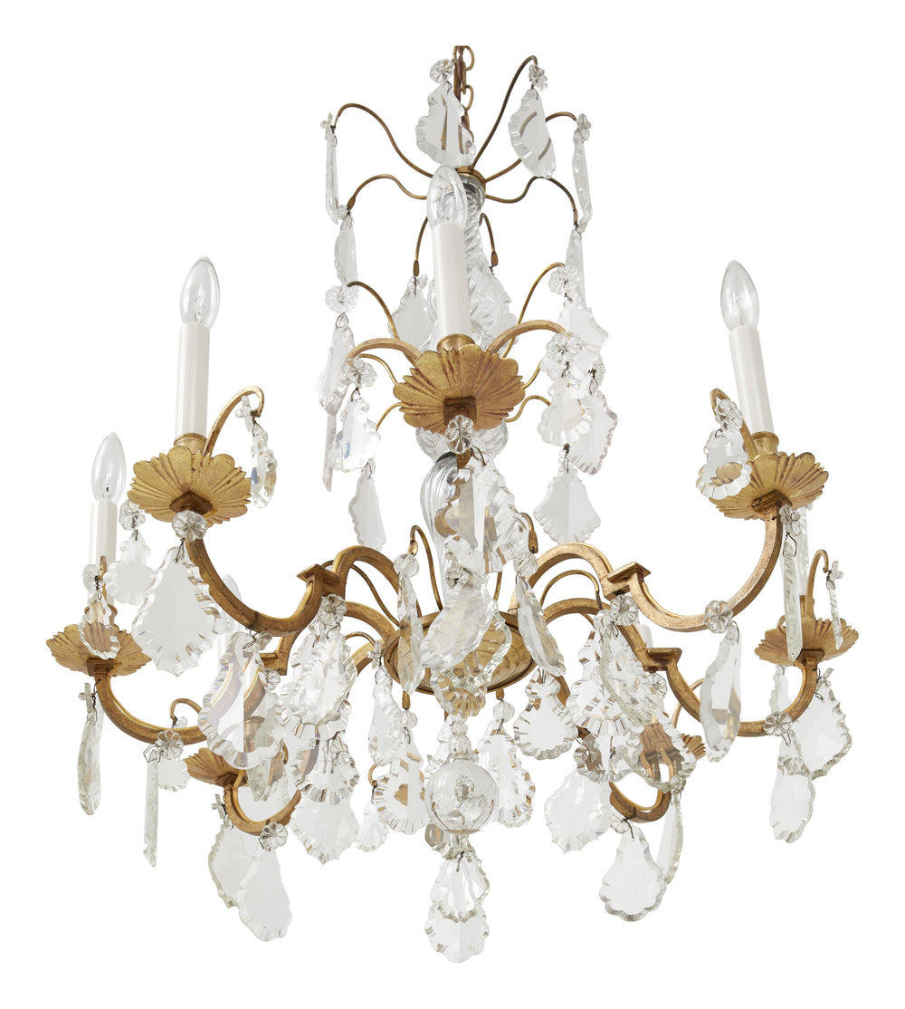 Antique Crystal Chandelier