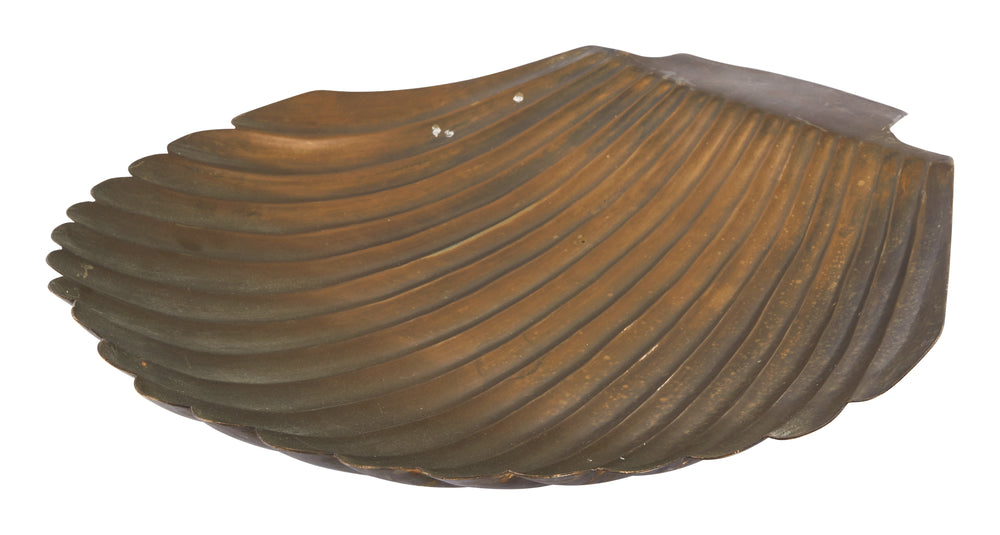 Vintage Brass Shell Dish