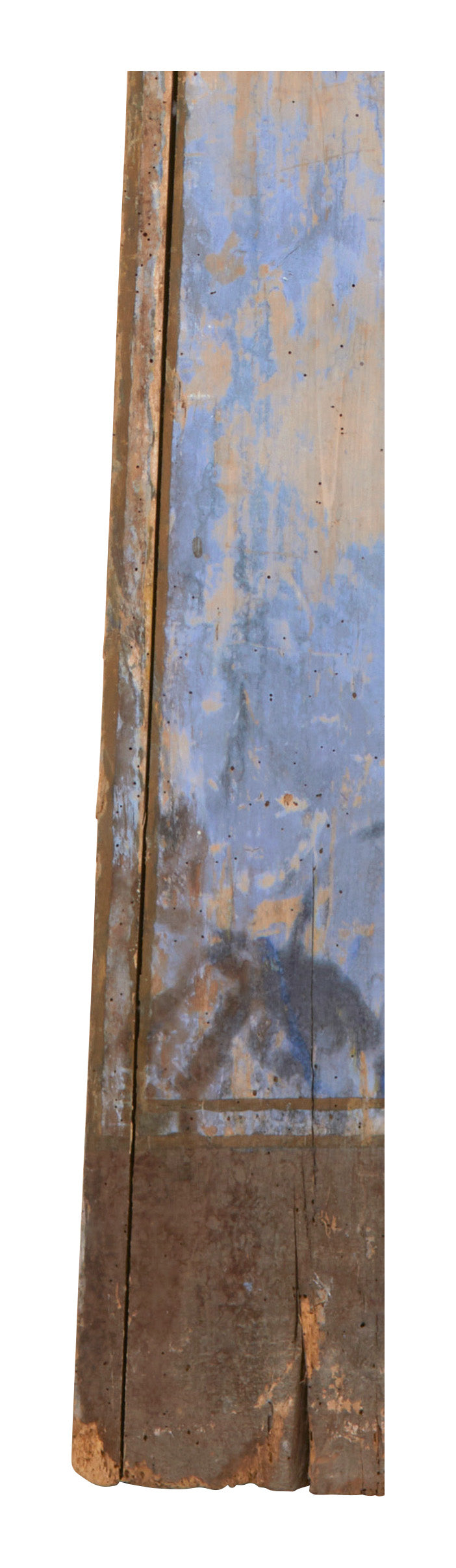 Antique Trompe L'oeil Wood Column