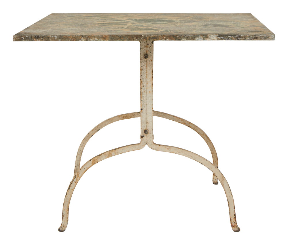 Vintage Square Marble Top Table