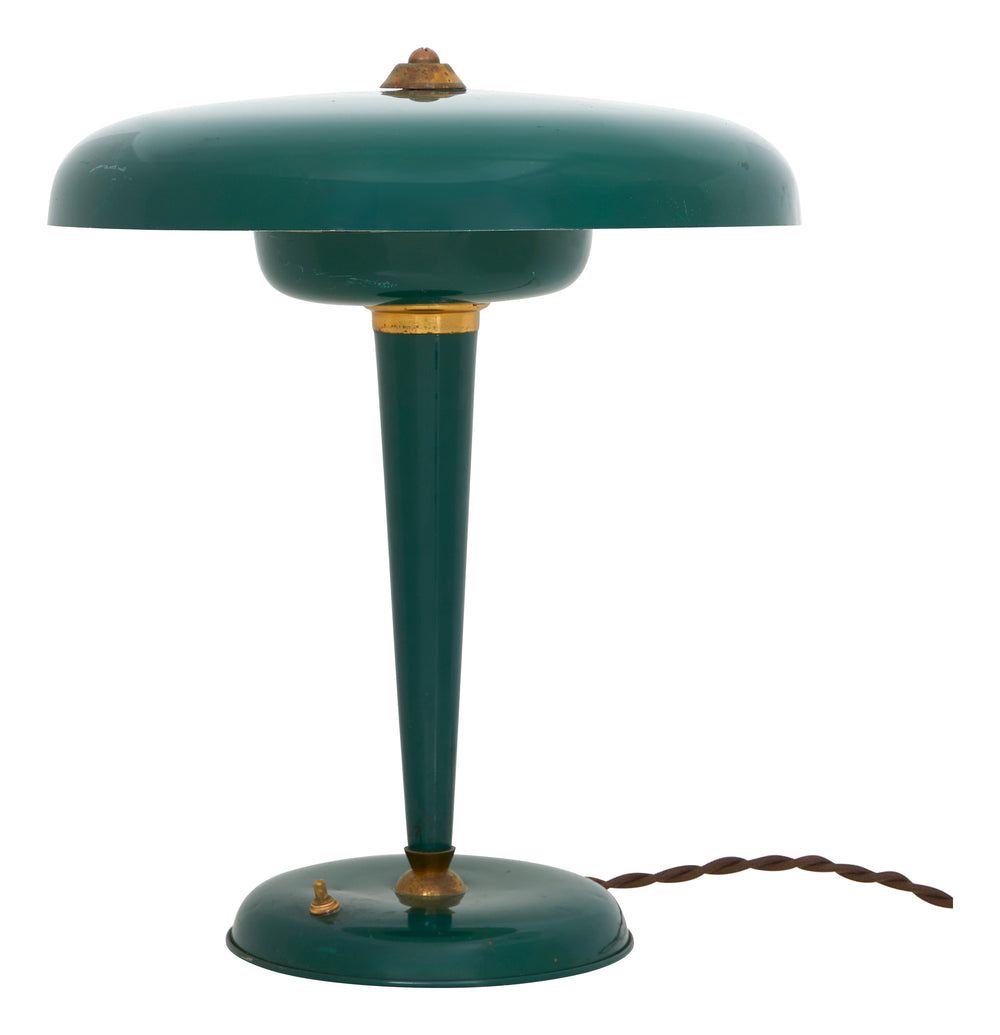 Vintage Green Table Lamp