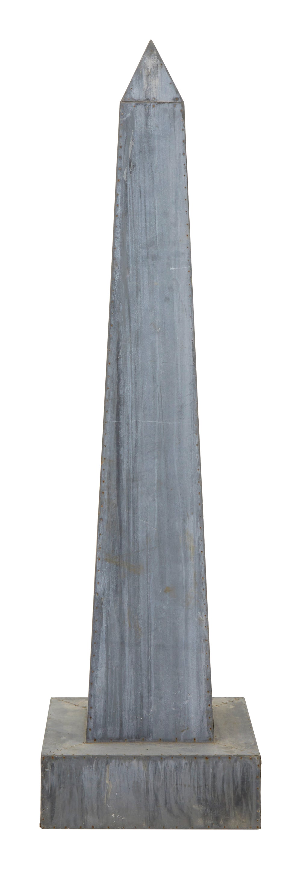 Vintage Zinc Obelisk