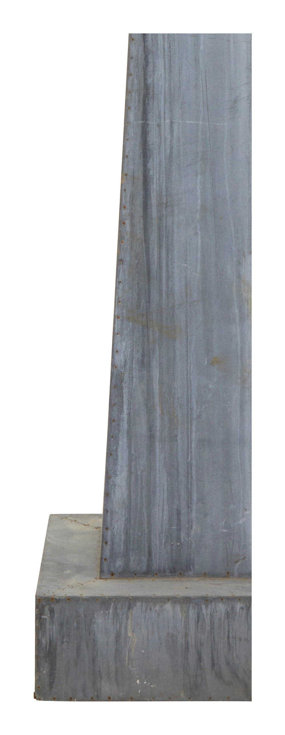 Vintage Zinc Obelisk