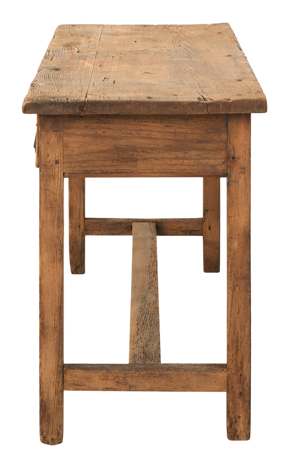 Antique Wood Console Table