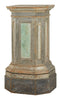 Antique Trompe L'oeil Marble Pedestal