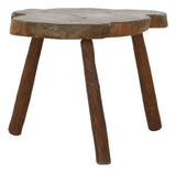 Vintage Brutalist Wood Table