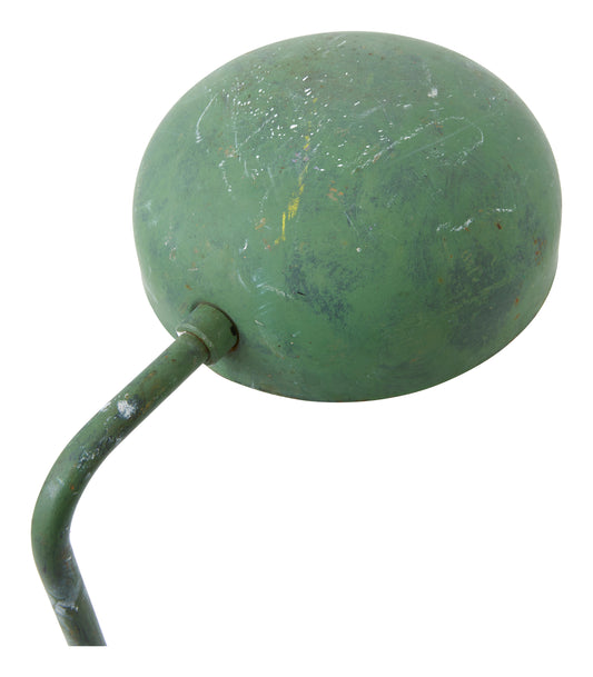 Vintage Green Metal Floor Lamp