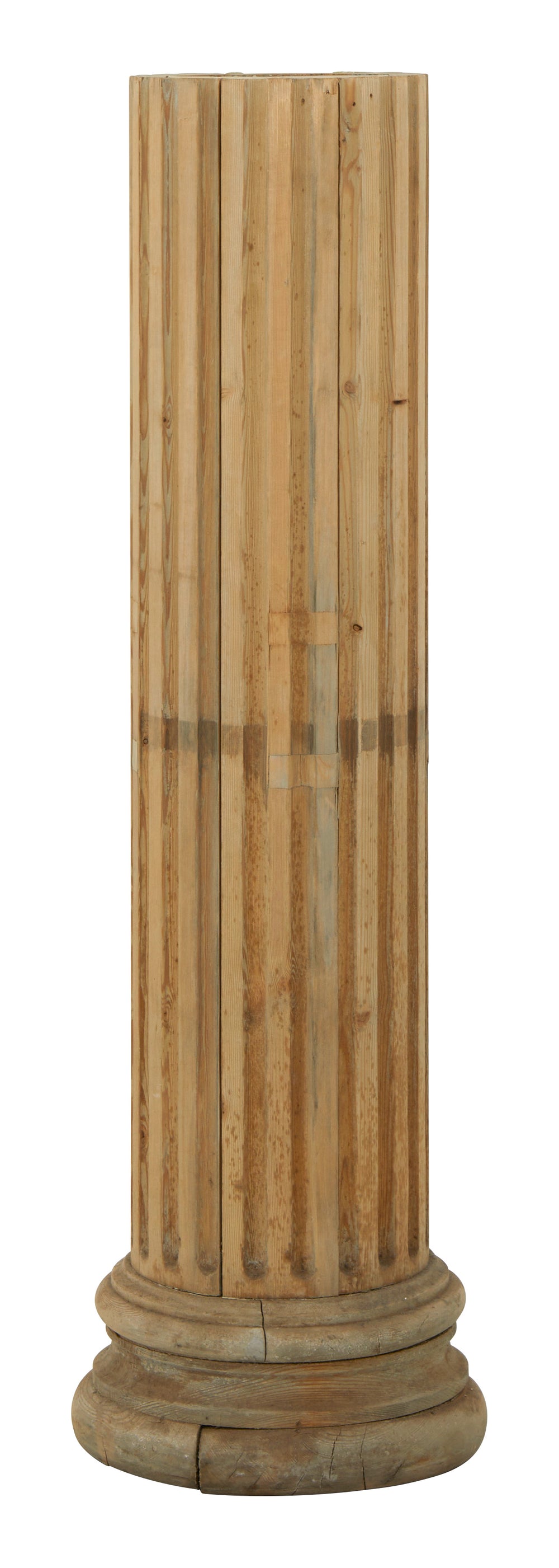 Vintage Wood Fluted Column