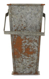 Vintage Zinc Floral Bucket