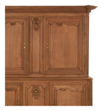 Antique Oak Breakfront