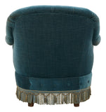 Antique Velvet Tufted Chair