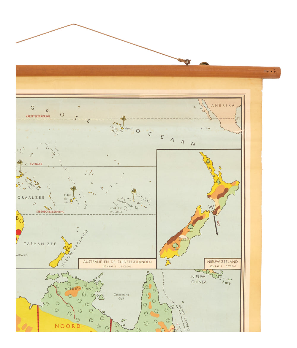 Vintage Map of Australia