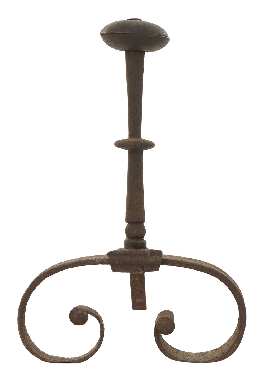 Antique Iron Andirons