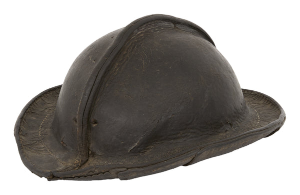 Vintage Leather Miners Helmet