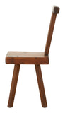 Vintage Brutalist Wood Chair