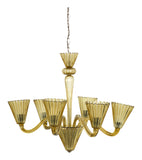 Vintage Italian Venetian Glass Chandelier