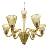 Vintage Italian Venetian Glass Chandelier