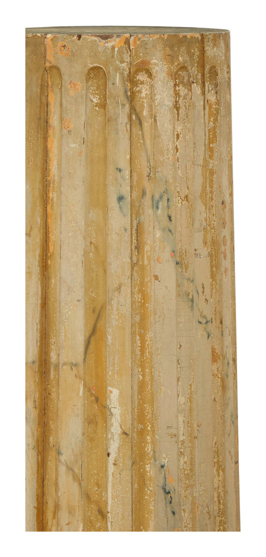 Antique Trompe L'oeil Marble Column