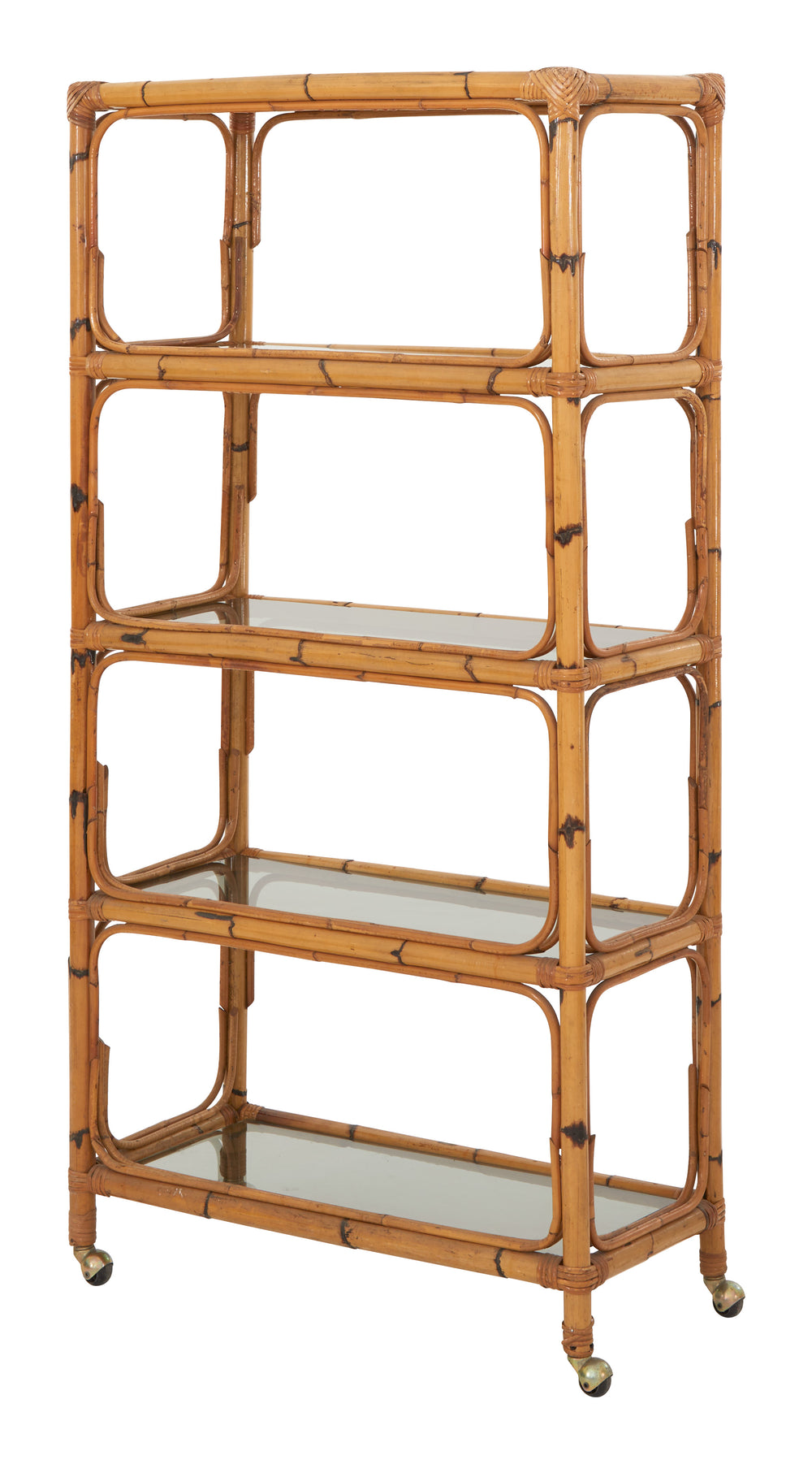 Vintage Bamboo Etagere