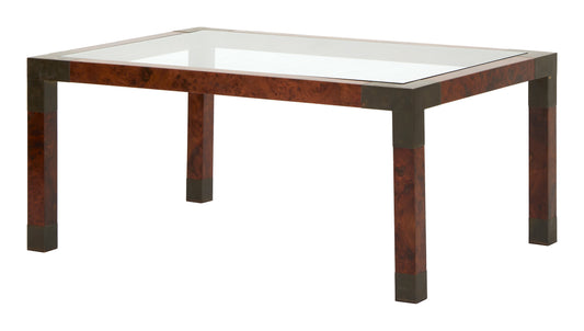 Vintage Burlwood Coffee Table