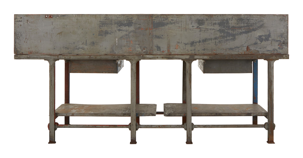 Vintage Metal Work Table