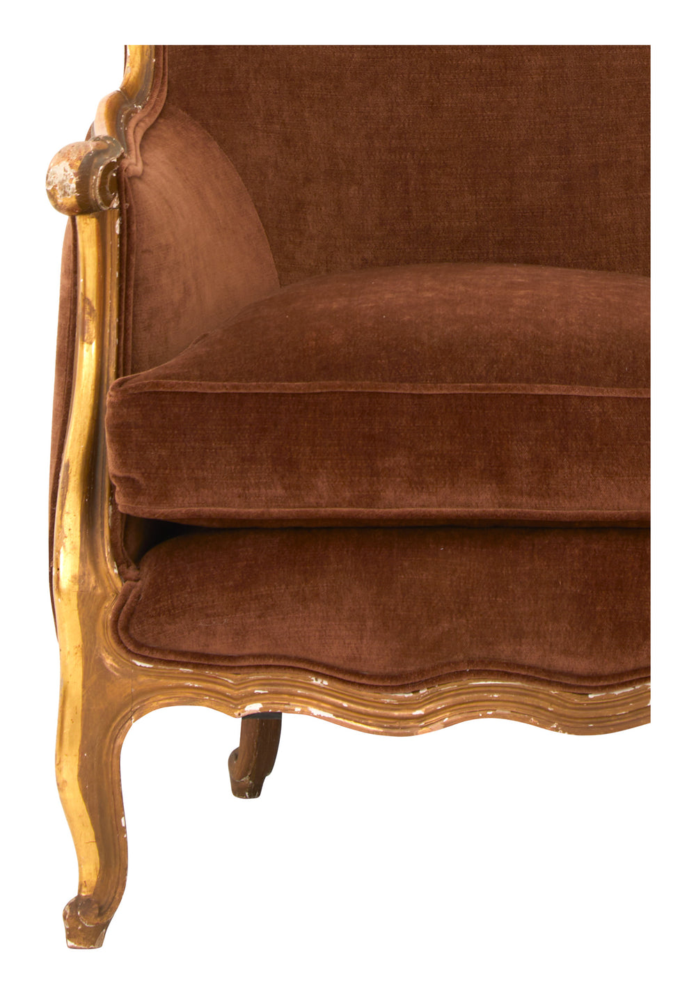 Vintage Gilt Lounge Chair