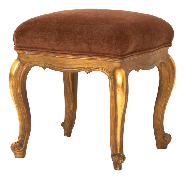 Vintage Gilt Ottoman