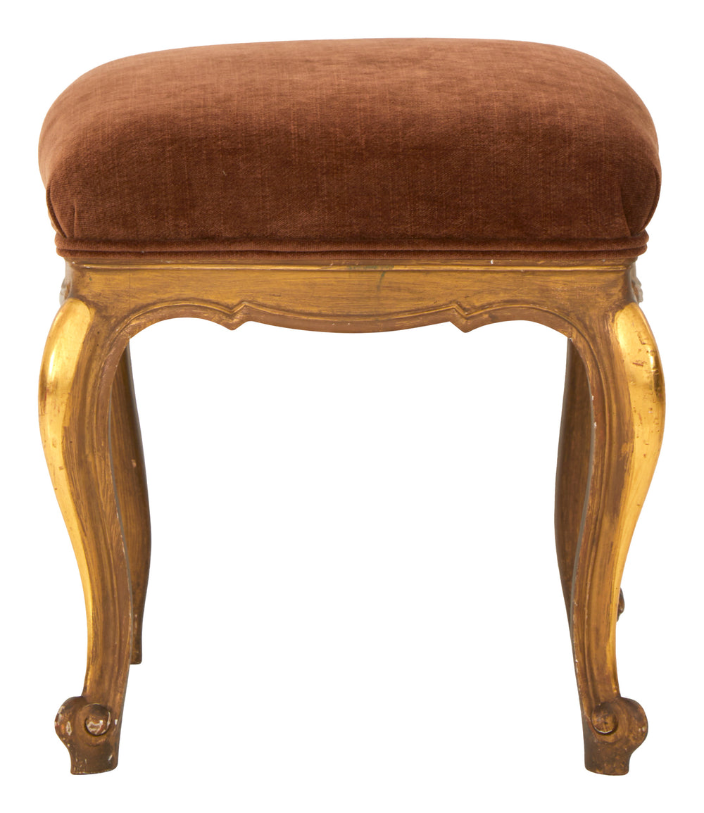 Vintage Gilt Ottoman