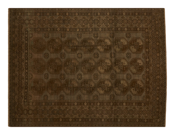 Vintage Afghan Rug - 12'1" x 9'3"