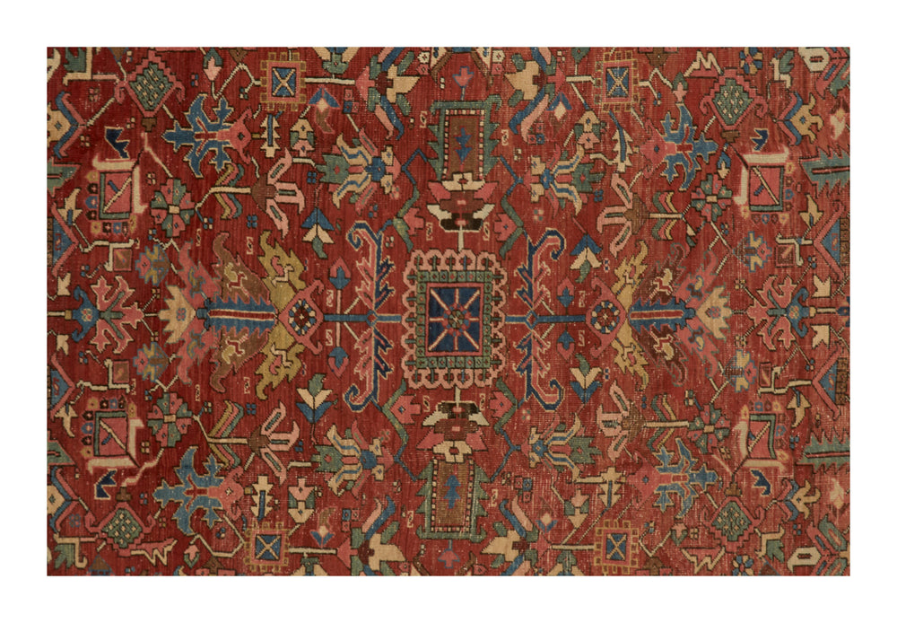 Vintage Heriz Rug - 11'3" x 8'8"