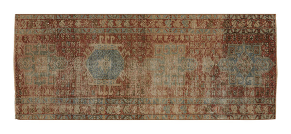 Vintage Heriz Rug - 7'7" x 3'1"