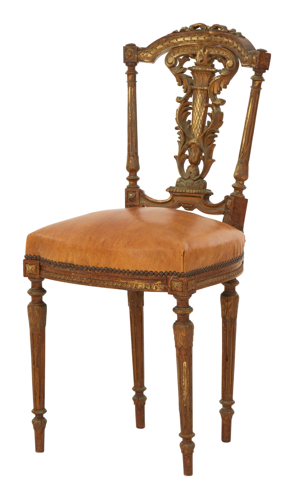 Antique Gilt Side Chair