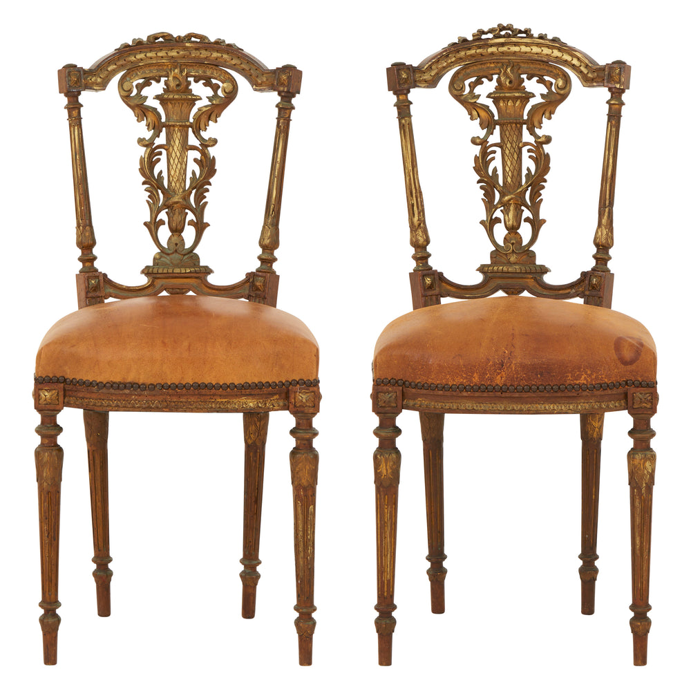 Antique Gilt Side Chair