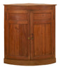 Antique Curved Corner Cabinet