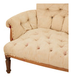 Antique Unupholstered Tufted Sofa