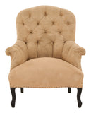 Antique Unupholstered Tufted Chair