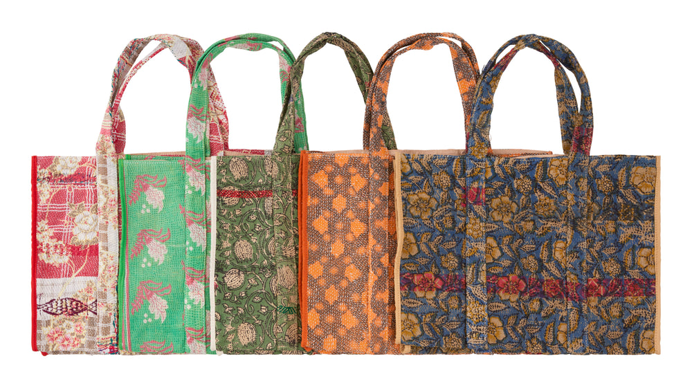 Kantha Market Bag