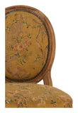 Antique Needlepoint Oval Back Chair