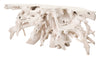 Large Bleached Teak Root Console