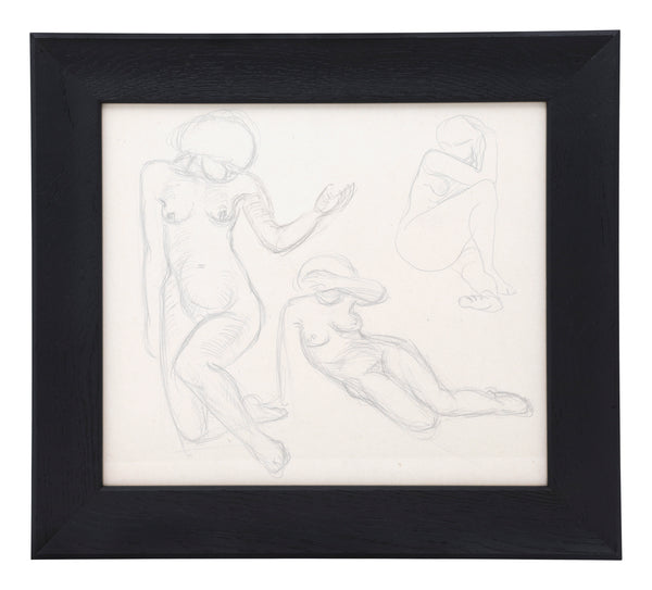 Framed Vintage Figure Study I