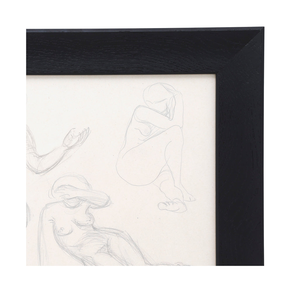 Framed Vintage Figure Study I