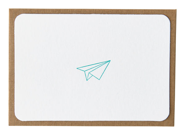 Airplane Mini Card & Envelope