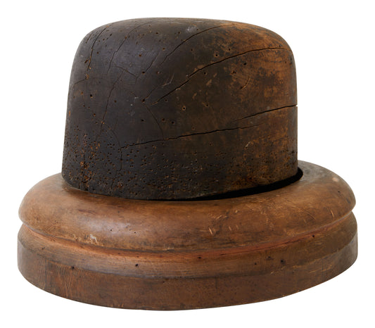 Vintage Wood Hat Mold